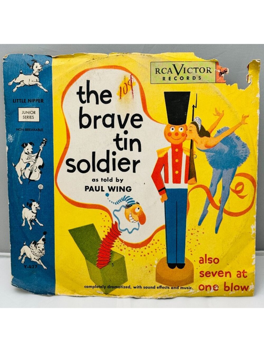 Paul Wing The Brave Tin Soldier 10in Vinyl 78 RPM RCA Victor 45-5299